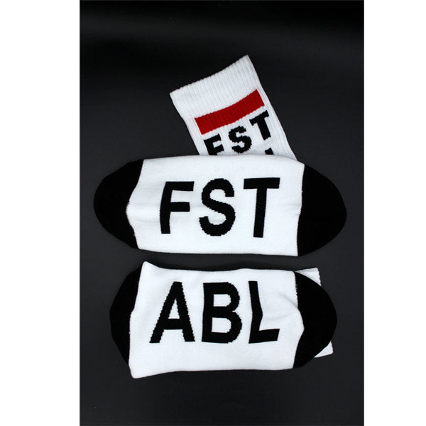 Sk8erboy Fst Able Socks | White