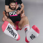 Sk8erboy Horny Pigs Socks | White