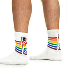 Sk8erboy Pride Socks | White