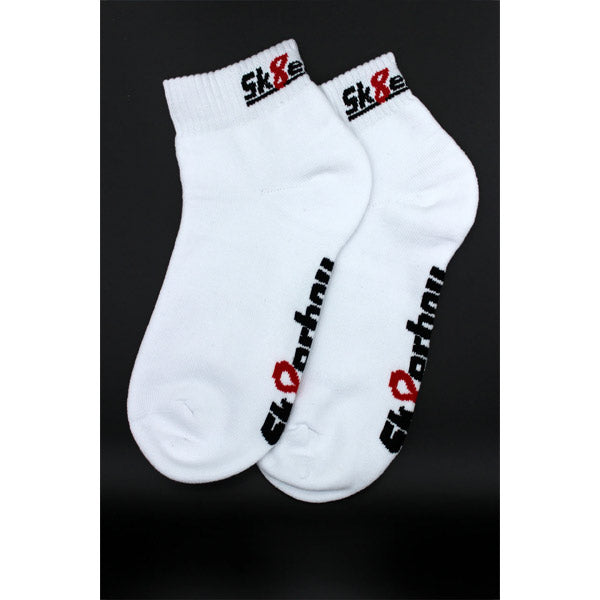 Sk8erboy Quarter Socks | White