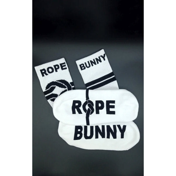 Sk8erboy Rope Bunny Socks | White