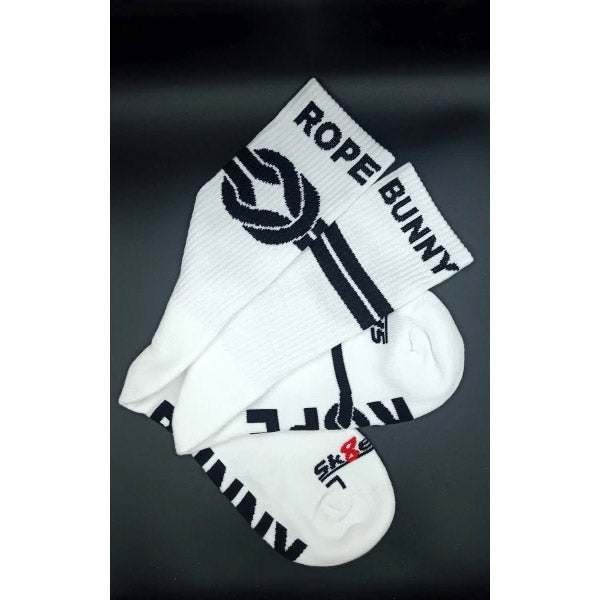 Sk8erboy Rope Bunny Socks | White