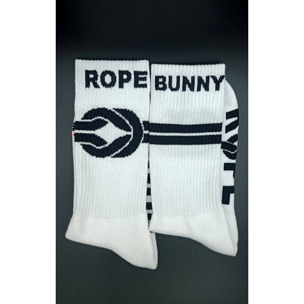 Sk8erboy Rope Bunny Socks | White