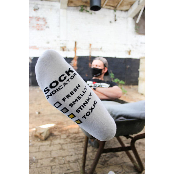 Sk8erboy Smelly Socks | White
