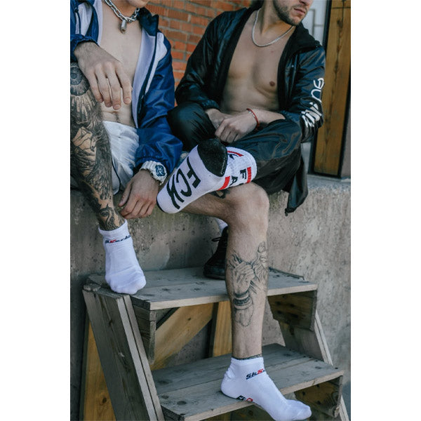 Sk8erboy Sneaker Socks | White