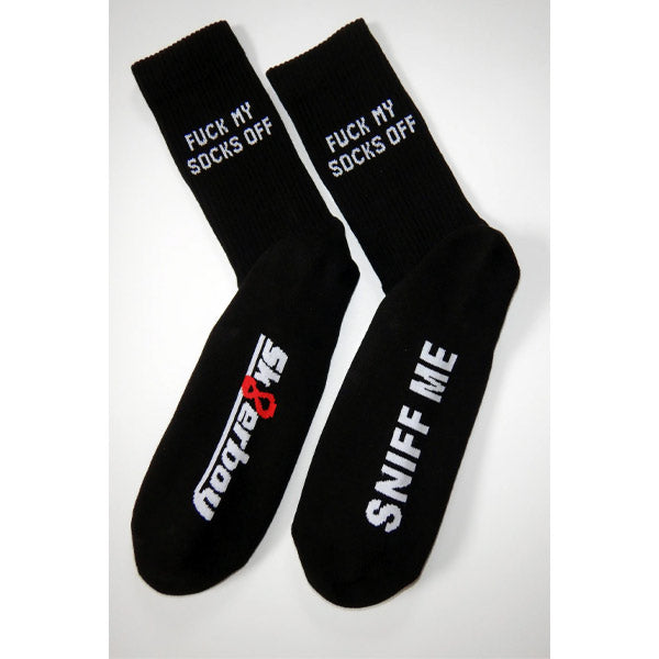 Sk8erboy Sniff Me Socks | Black