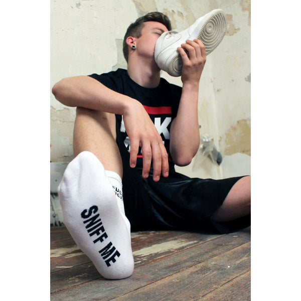 Sk8erboy Sniff Me Socks | White