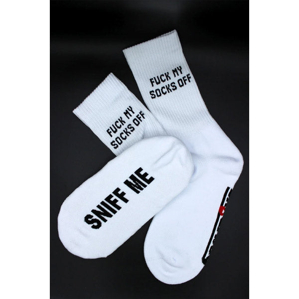 Sk8erboy Sniff Me Socks | White