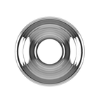 SONO: No.49 Ribbed Tunnel Butt Plug | Clear