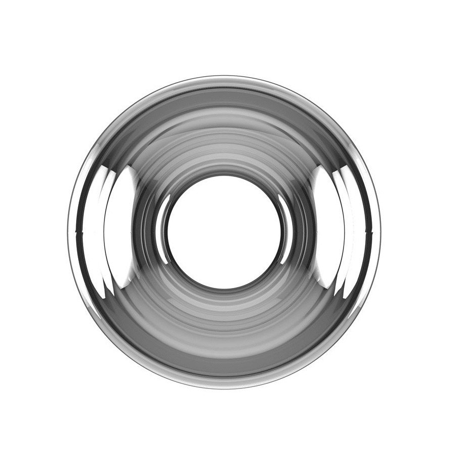 SONO: No.49 Ribbed Tunnel Butt Plug | Clear