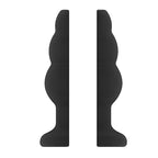 Sono No.50 Medium Hollow Tunnel Butt Plug - Black