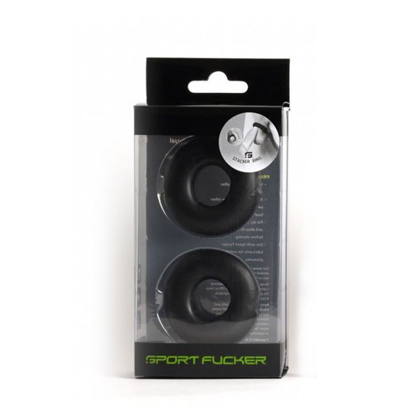 Sport Fucker Stacker Rings | Black