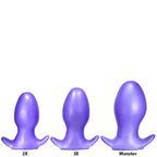 SquarePegToys® Egg Plug - SuperSoft Ultra Violet