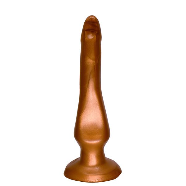 SquarePegToys® The Slim Short Plug - SuperSoft Bronze
