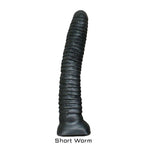 SquarePegToys® Worm - Black Firm - Short