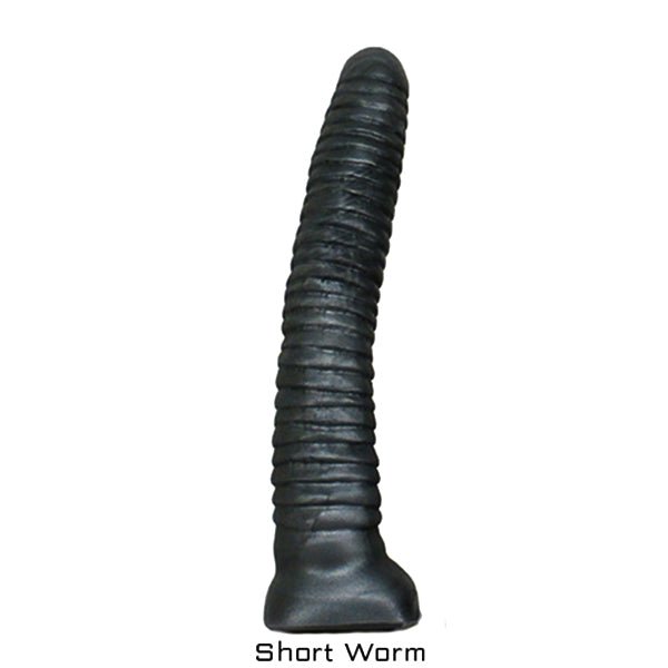 SquarePegToys® Worm - Black Firm - Short
