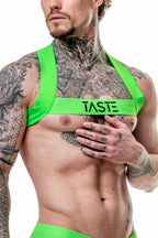 TASTE Brief, Harness & Socks Set | Neon Green