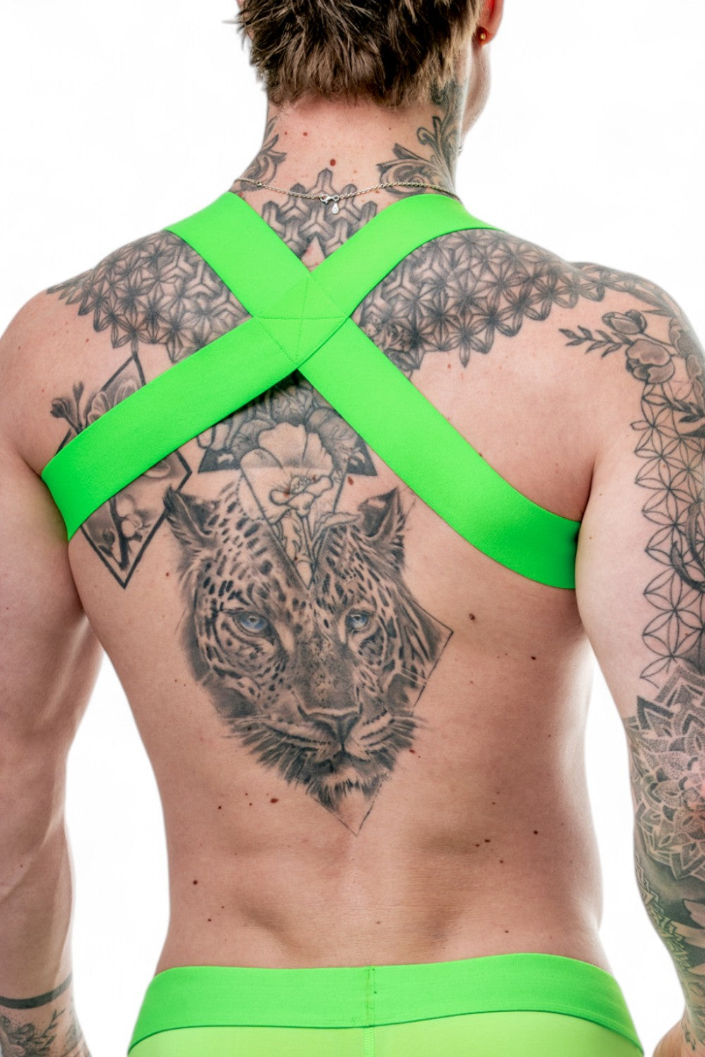 TASTE Brief, Harness & Socks Set | Neon Green