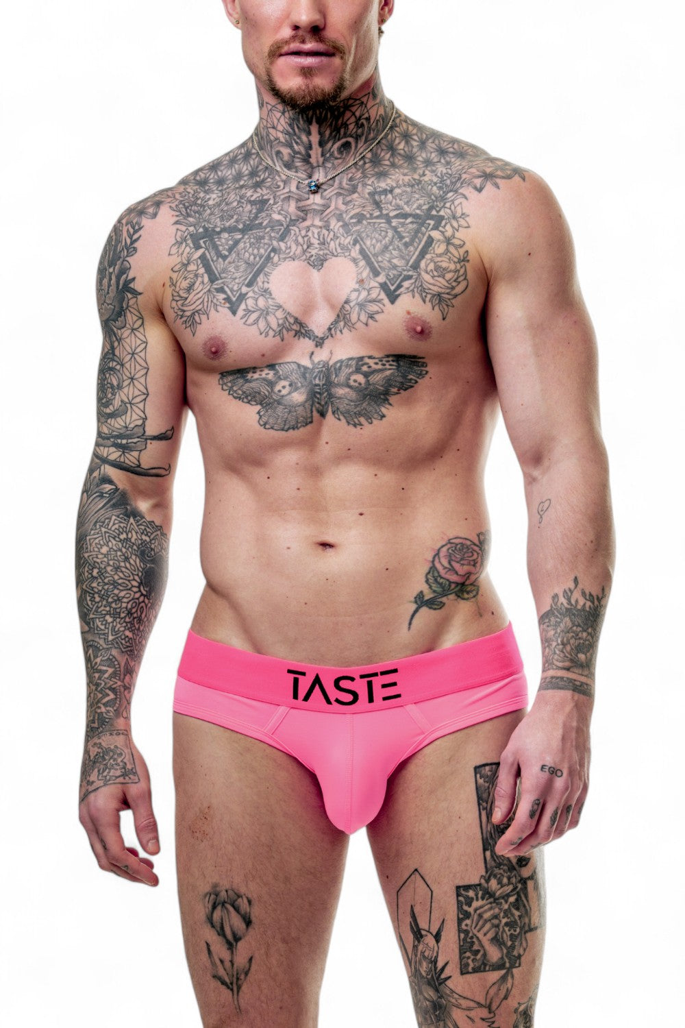 TASTE Brief, Harness & Socks Set | Neon Pink