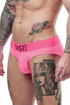 TASTE Brief, Harness & Socks Set | Neon Pink