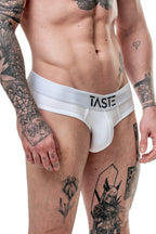 TASTE Brief, Harness & Socks Set | Signature White