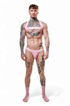 TASTE Jockstrap, Harness & Socks Set | Candy Pink