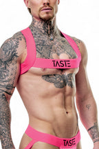 TASTE Jockstrap, Harness & Socks Set | Neon Pink