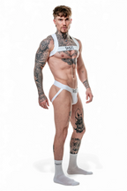 TASTE Jockstrap, Harness & Socks Set | Signature White