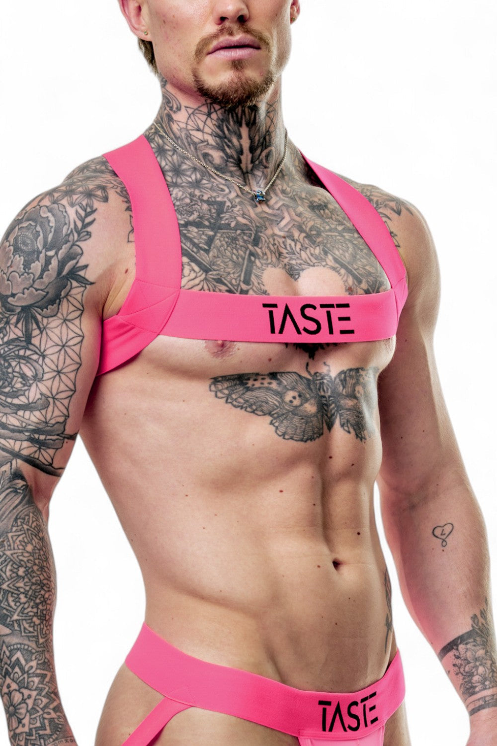Chest Harness | Neon Pink