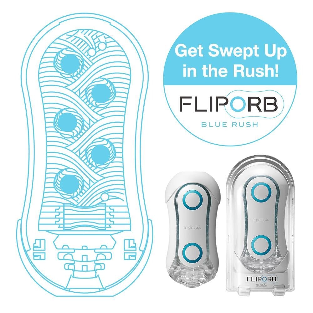 Tenga FLIP ORB Masturbator | Blue Rush