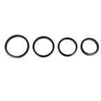 Titus Steel FLAT 8mm Cock Ring - Black | Various Sizes