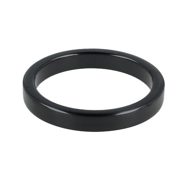 Titus Steel FLAT 8mm Cock Ring - Black | Various Sizes