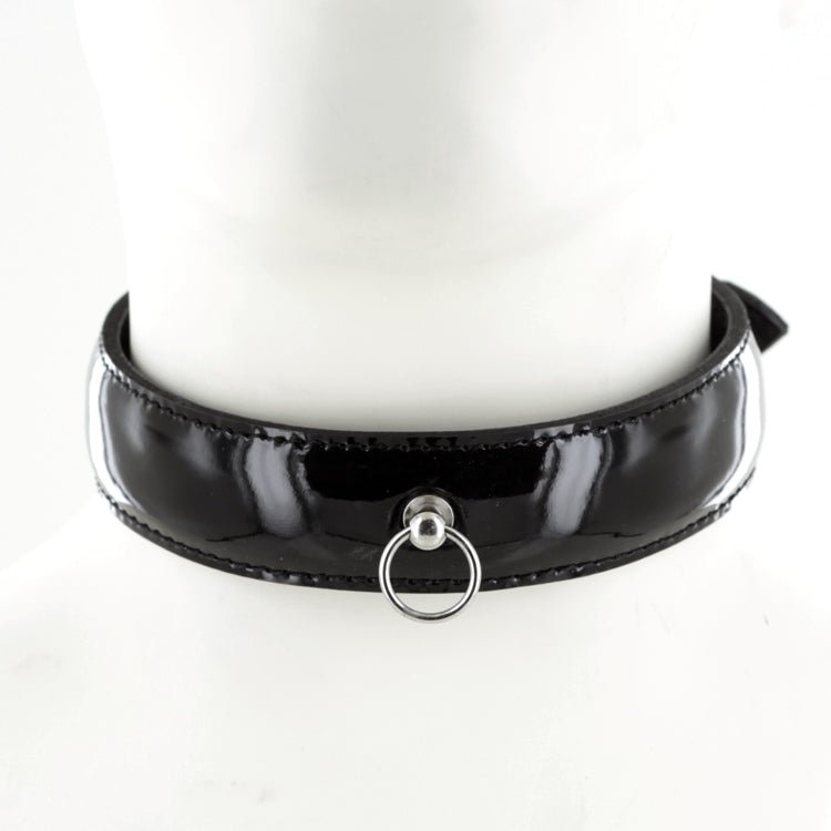 UberKinky padded Leather Slave Collar