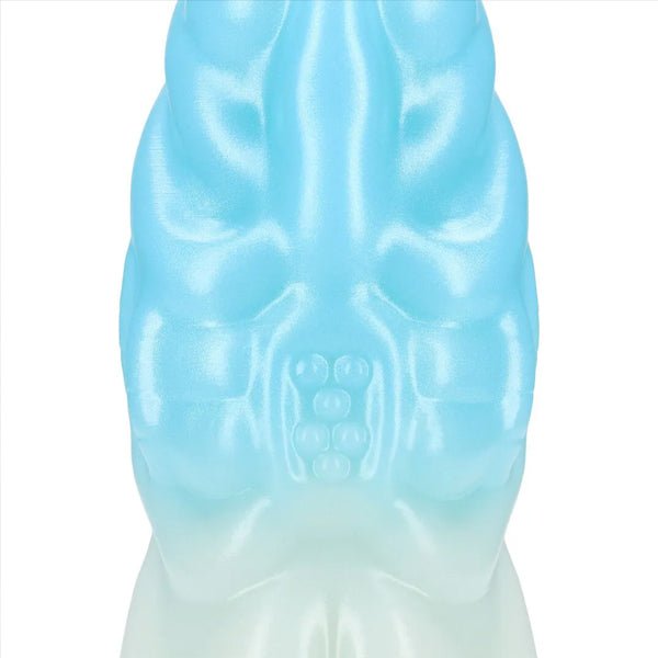 Vein Master - Silicone Dildo - Blue/White