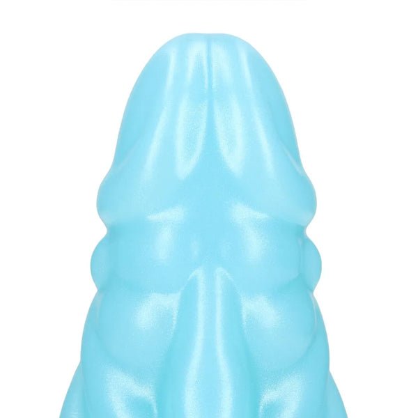 Vein Master - Silicone Dildo - Blue/White