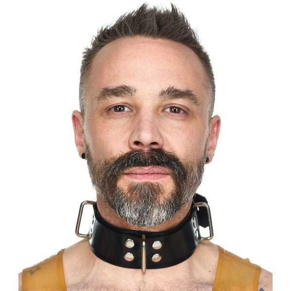 Vilain Garçon Heavy Rubber Dog Collar | Medium