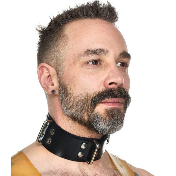 Vilain Garçon Heavy Rubber Dog Collar | Medium