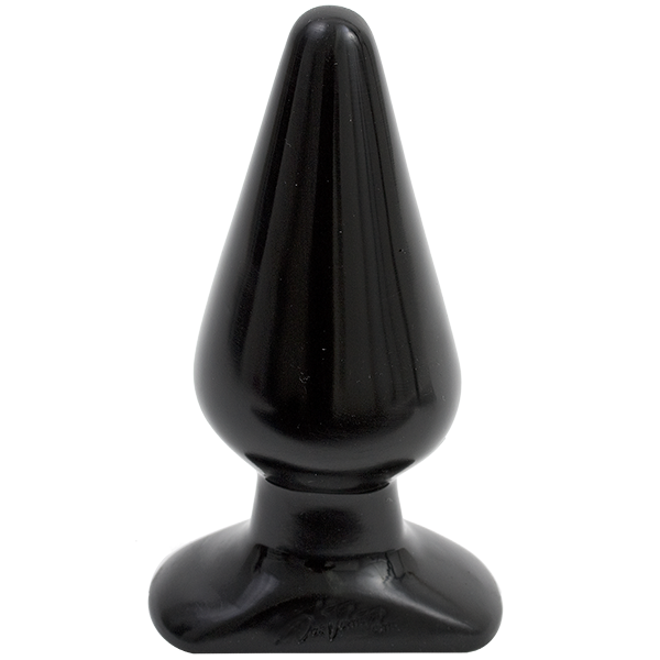 Doc Johnson Smooth CLASSIC Butt Plug | Large Black 