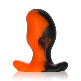 Oxballs ERGO Silicone Butt Plug: Large | Orange & Black