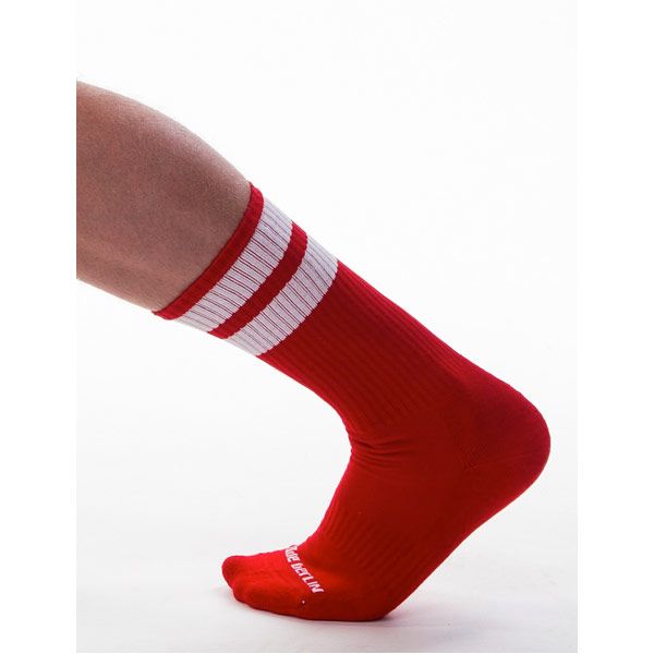 Barcode Berlin GYM Socks Deep Red/White