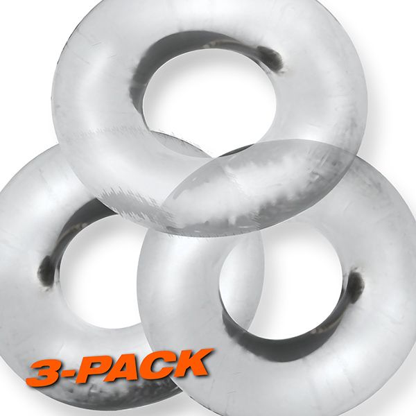 Oxballs FAT WILLY 3 Pack - Clear