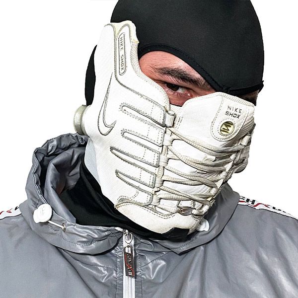 Sneaker Mask NIKE SHOX NZ Mask - White