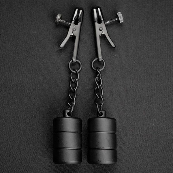 Dark-Ink ALLIGATOR NIPPLE CLAMPS - 180g Weights