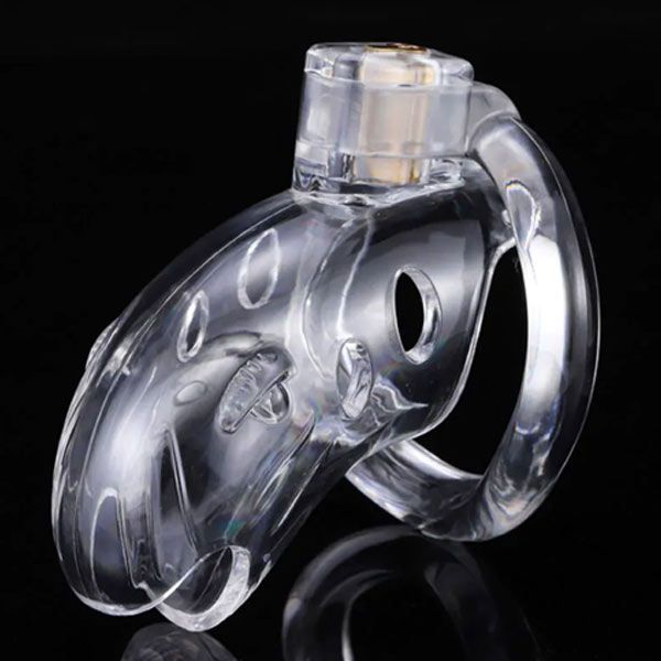 BRUTUS Shark Chastity Cage - Clear