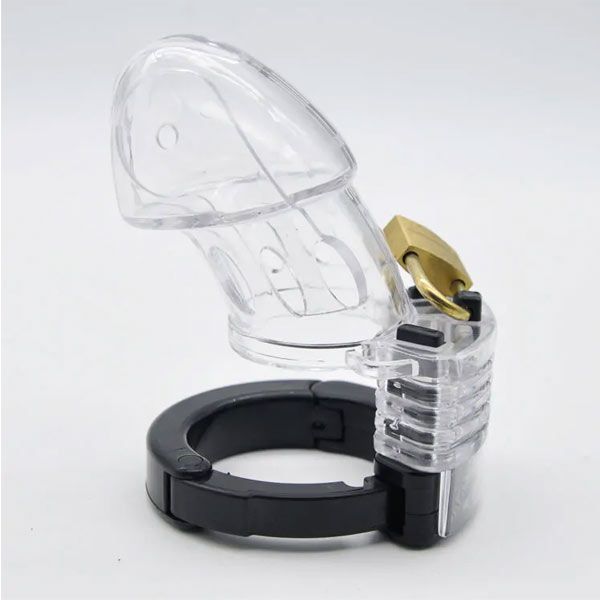 BRUTUS Alpha Chastity Cage - Clear