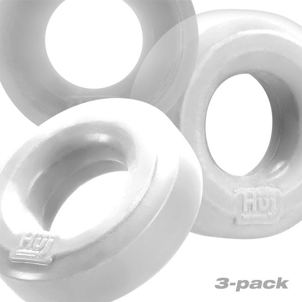 Oxballs HUJ3 3-pack WHITE / ICE WHITE ICE / CLEAR