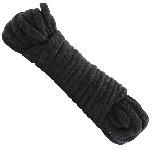 Japanese Style Bondage Rope 10 Meters - Black