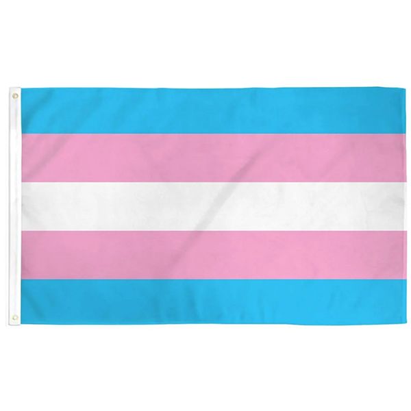 TRANSGENDER FLAG PINK/BLUE 90x150cm