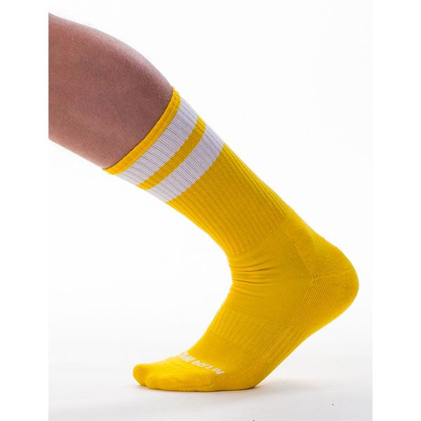 Barcode Berlin GYM Socks - Yellow/White