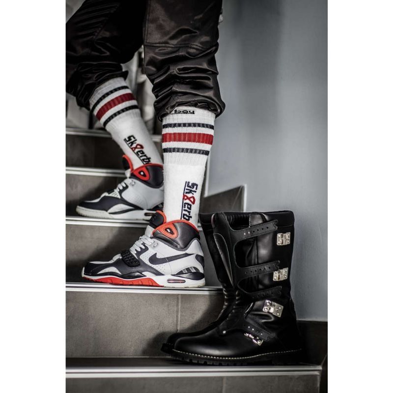 Sk8erboy TUBE Socks | White